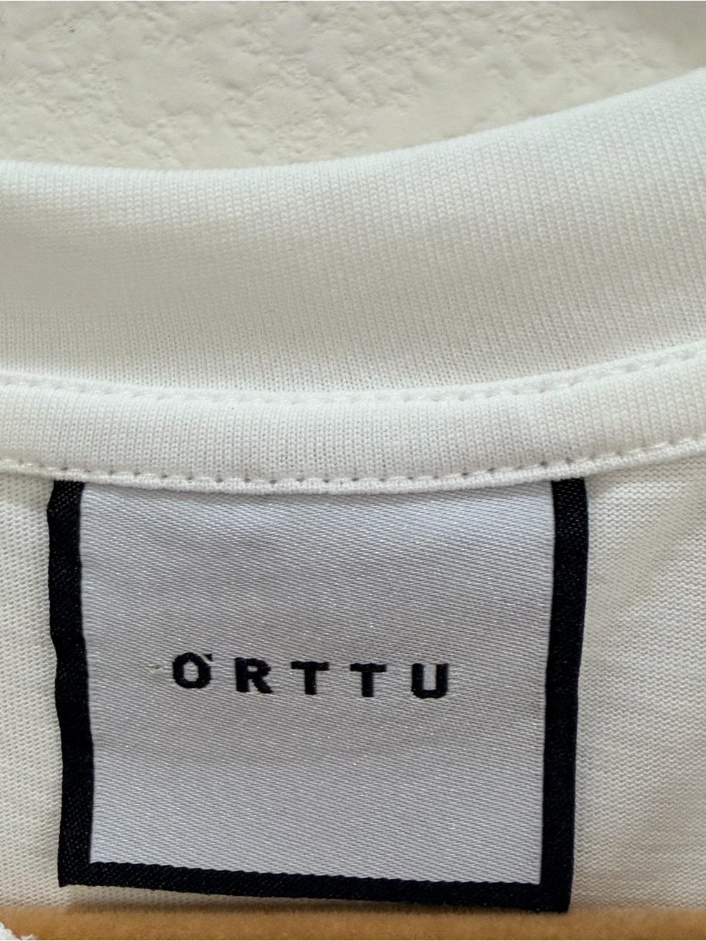 ORTTU White Oversized Asymmetrical Longline T-Shirt Dress Minimalist Tunic